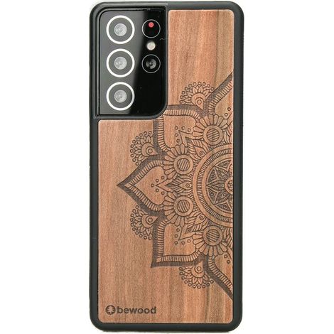Custodia in legno per Samsung Galaxy S21 Ultra MANDALA APPLE TREE (1/3)
