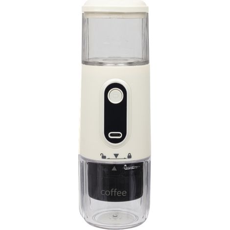 1 machine à expresso portable, batterie intégrée, compatible capsules et café moulu, pour camping, voyage, bureau (1/5)