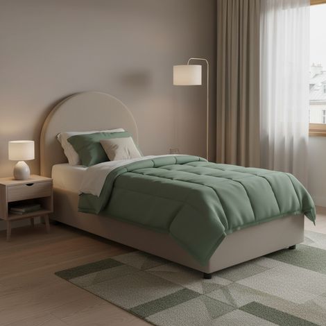 Dmora - Einzelbett Ddurs, Containerbett mit Kunstlederbezug, 100% Made in Italy, Seitliche Öffnung, passend für Matratze 80x190 cm, Turteltaube (1/4)