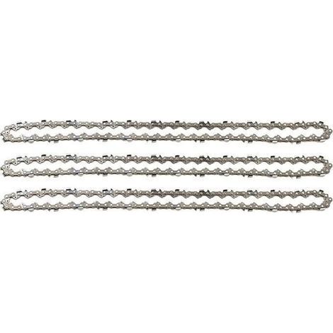 pair 3pcs Chaînes de tronçonneuses 3/8\\\" 1,3 mm 56 maillons longueur de guide-chaîne 40 cm compatible avec Oregon Dollmar Einhell Makita