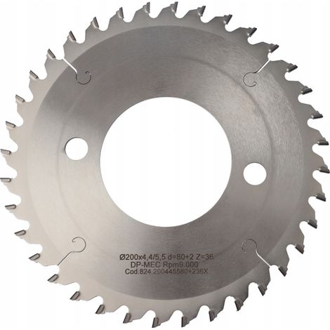 Diamantförmige Trapezrillung, 200x80x36Z/ SCM (1/3)