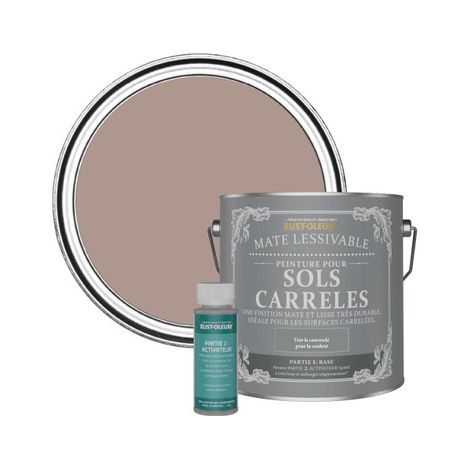 Peinture pour Sols Carrelés Mate Lessivable - Dentelle (1/3)