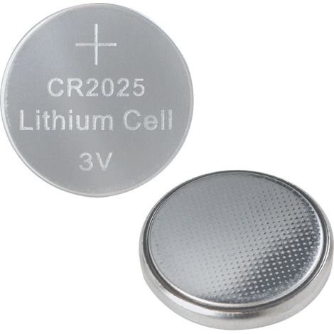Pilas de litio CR2025 LogiLink Ultra Power de 3 V, 10 unidades, pila de botón de larga duración. (1/4)