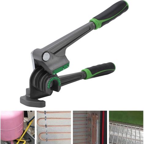 [Rohrbieger] [ManoMano] [3 Typen] Multifunktionaler Rohrbieger (1/4 Zoll, 5/16 Zoll, 3/8 Zoll) für Kupfer- und Aluminiumrohre, Reparaturen an Heizungs-, Lüftungs- und Klimaanlagen sowie Kälteanlagen (1/5)