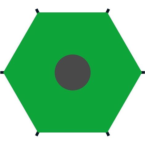 Bâche de protection pour trampoline - Protection solaire et auvent pour (1/5)