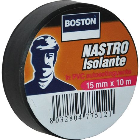 NASTRO ISOLANTE mm. 50 x 25 mt - bianco- 3 pezzi  - BOSTON