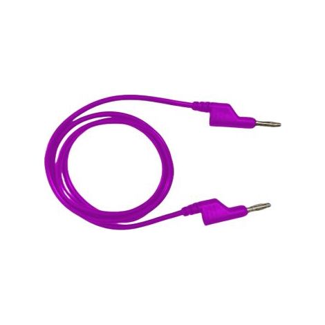 Cordons de test RS PRO, Pourpre, 10A, 1000V, long. 500mm ( Prix pour 1 )