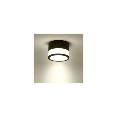 Spot Plafond en Saillie 1pc Rond LED Noir Blanc Neutre Plafonnier Aluminium 12W Ø110mm 230V 4000K pour Couloir Chambre Salle à Manger Cuisine Salon (1/5)