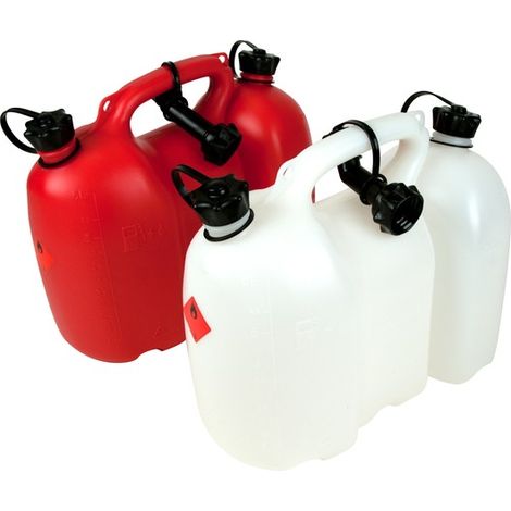 Bidon double réservoir Oregon essence / huile 6 + 3 L Rouge (1/3)