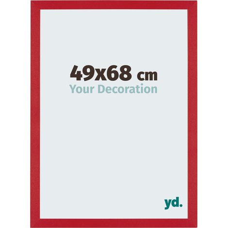 Cadre Puzzle 49x68 cm - Rouge - MDF - Mura. (1/5)