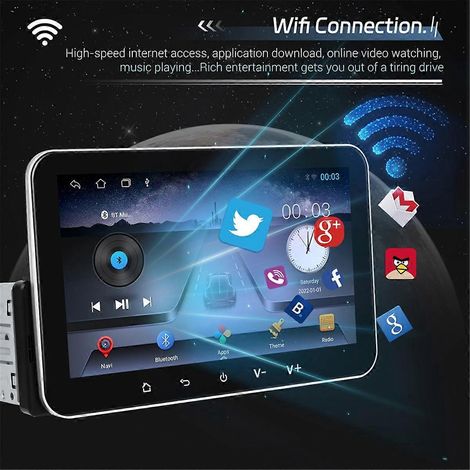 7-Zoll-Autoradio mit Android 2G+32G, 1-DIN-Multimedia-Player