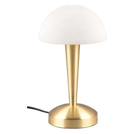 Delight Trio RL Canaria lámpara de mesa blanca LED 26 cm