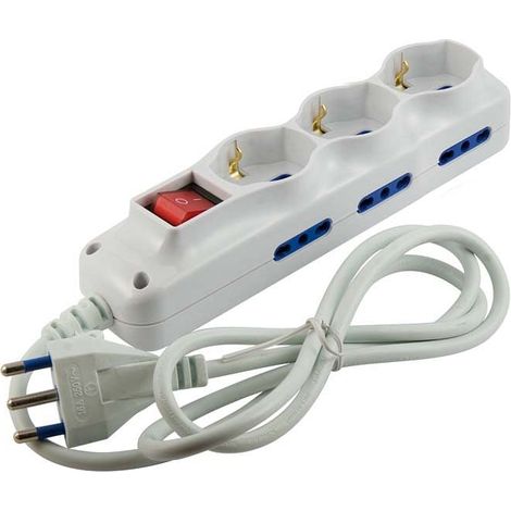 Multipresa con Cavo 1.2m e 9 Uscite 70960