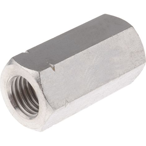 Ecrou de couplage, 48mm, M16, en Acier Inoxydable A2 304 ( Prix pour Sachet de 4 )