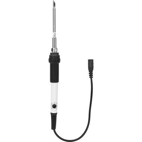 Fer à souder électrique température réglable 200-400°C chauffe rapide kit DIY DC12-24V blanc pour réparation électronique et bricolage (1/5)