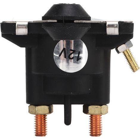 Relais solénoïde 12 V à 4 bornes 89 818997A1 en métal haute résistance pour moteur marin 20-90 CV (1/5)