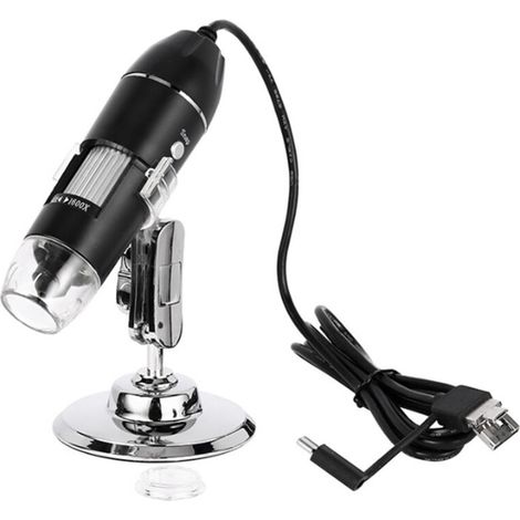 Microscopio digitale USB portatile 1600X per saldatura e riparazione di telefoni con LED (1/4)