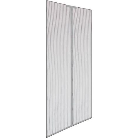 Moustiquaire - ECCO MAGNET - 140X240 - Blanc - Fixation magnétique - Ajustable (1/4)