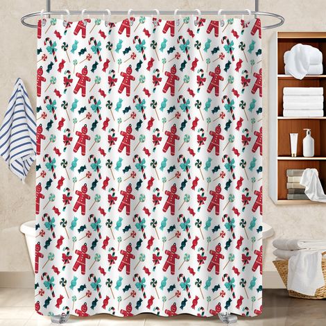Rideau de bain en polyester 180x180 imprimé bâche de douche pour une déco unique (1/5)