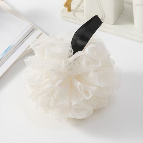 Bombas de baño (paquete de 4), Set de bombas de baño de malla suave 50 g, Elimina células muertas piel, calma piel rostro cuerpo, 12 x 12 x 10 cm (1/5)