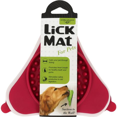 Leckmatte für Hunde mit Saugnäpfen, Anti-Erstickungs-Matte für langsames Fressen, Futterzubehör für Haustiere, interaktiver Lecknapf zur Stressreduzierung und Verlangsamung der Futteraufnahme - x-x