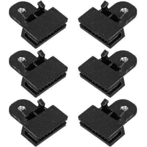 Lot de 6 clips universels pour lève-vitres de voiture, compatibles avec divers véhicules (réparation de vitres). (1/5)