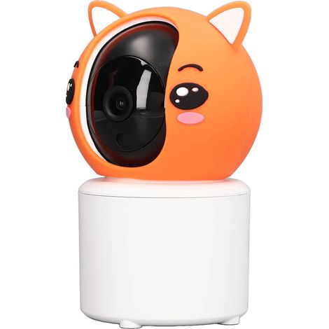 Caméra de surveillance intérieure intelligente 3MP 360P avec détection de mouvement, suivi, interphone bidirectionnel, vision nocturne infrarouge et stockage cloud pour la maison (prise UE). (1/5)
