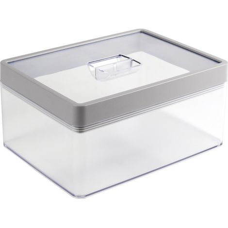 Sunware Sigma Home Vorratsdose 3,3 L transparent grau Vorratsbehälter Frischhaltedose