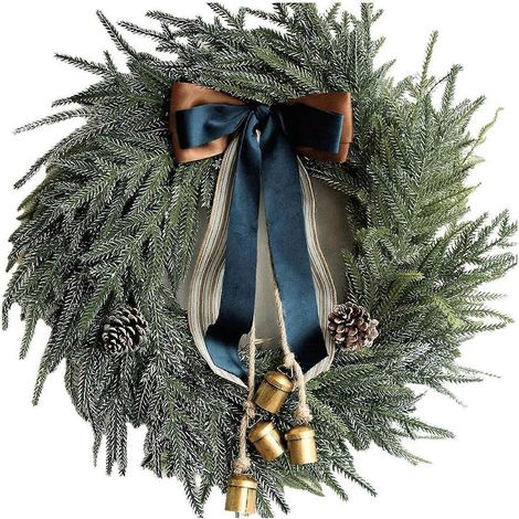 Décorations de Noël - Nœuds de Noël champêtres (voir photo) (1/5)