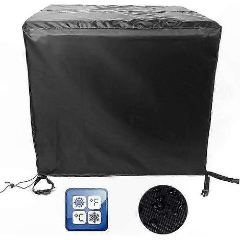 Housse de protection jardin 90x90x90cm, résistante aux intempéries, anti-UV, protège-angle extérieur pour mobilier de terrasse (1/5)