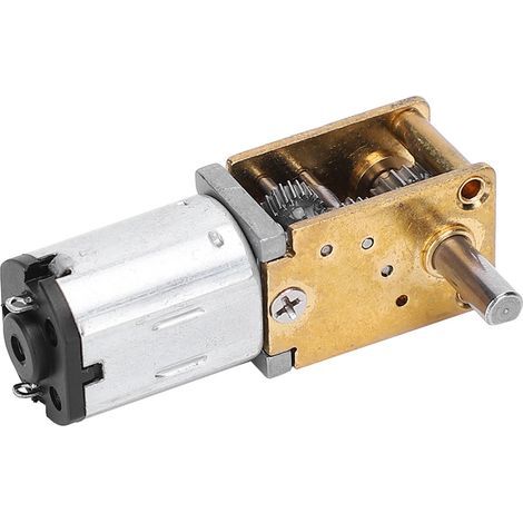 Mini moteur à engrenages, micro-réducteur à vis sans fin, moteurs CC à balais, dispositifs électroniques 1218GEN20 (DC3V 16RPM) (1/5)