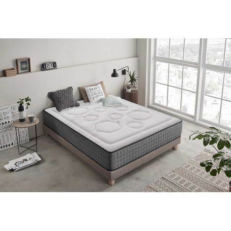 Materasso a molle insacchettate Hexacare 28cm, 150 x 190cm - Moonia