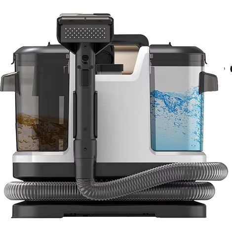Nettoyeur de tapis, forte aspiration, design portable, 450W 12Kpa (1/2)