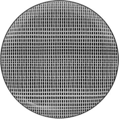 Lot de 6 Assiettes Plates "Bohemia Square" 26cm Noir (1/2)