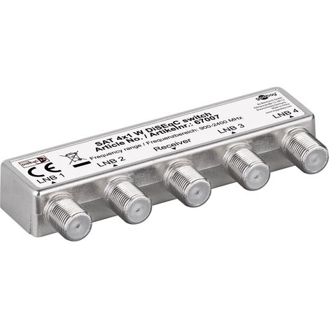 GOOBAY DiSEqC-Schalter 67007, 4x1, 2.0 (1/4)