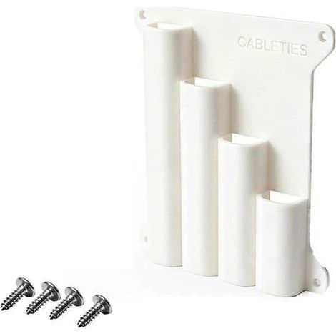 Organisateur de serre-câbles avec vis, conteneur de rangement métallique pour serre-câbles, idéal pour remorque, atelier, boîte à outils et garage. (1/5)