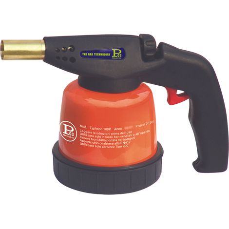 SALDATORE A GAS TYPHOON 100P Accensione piezoelettrica