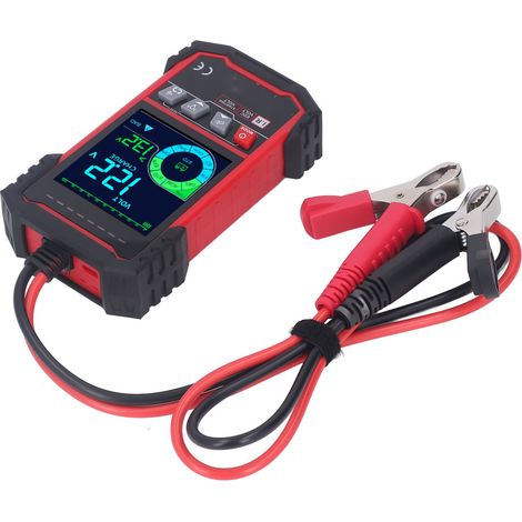 Testeur de batterie auto 12V 24V 100-1999 CCA test de charge analyseur alternateur camion bateau écran 3,2 pouces (1/5)