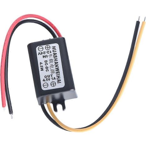 Régulateur de tension de charge pour voiture, convertisseur abaisseur DC 12-24 V vers 4,5 V 1 A (1/4)