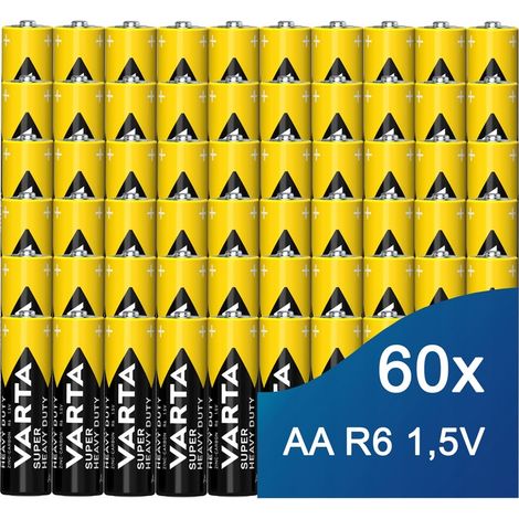 Varta SHD AA Zinc Carbon Battery R06 Fingers para control remoto de despertador (4 unidades) (1/3)