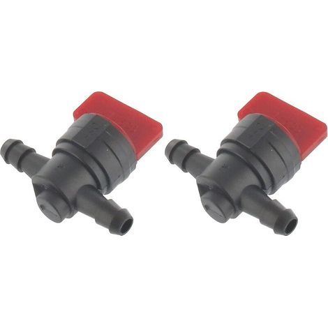 2x robinet de carburant compatible avec Briggs & Stratton 698183 493960 494768 robinet de carburant de tracteur de tondeuse à gazon (1/4)