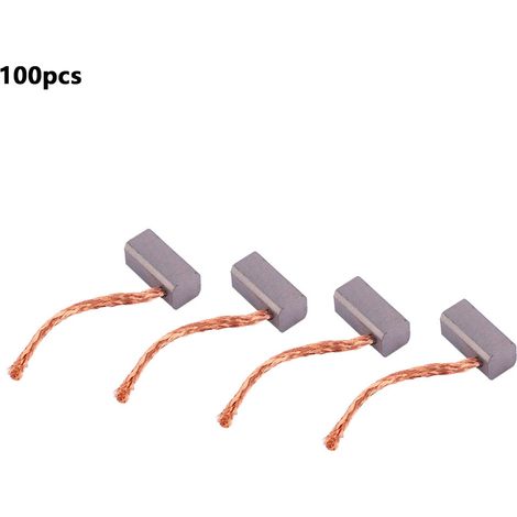 100pcs Carbon Brushes Replacement Parts for Car Electronic Fan Motor J435A (1/5)