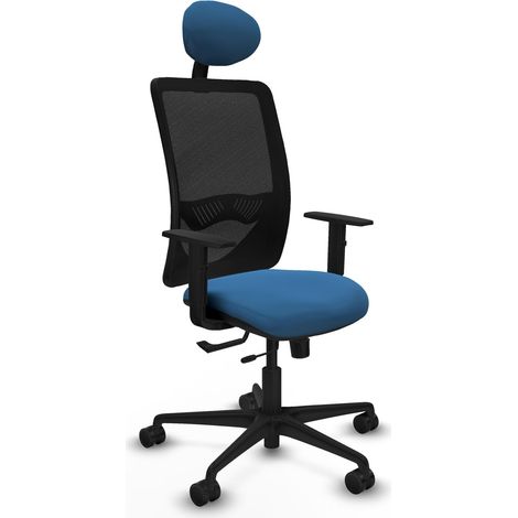 Silla de oficina piqueras y crespo Zulema negro espuma alta densidad (1/2)