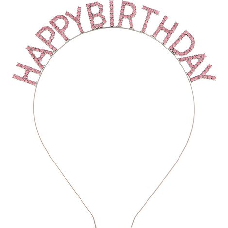 Tiara - Couronne De Fête D'Anniversaire - Bandeau Pour Cheveux Or - Pour Femme Et Enfant - 1 Pièce (1/5)