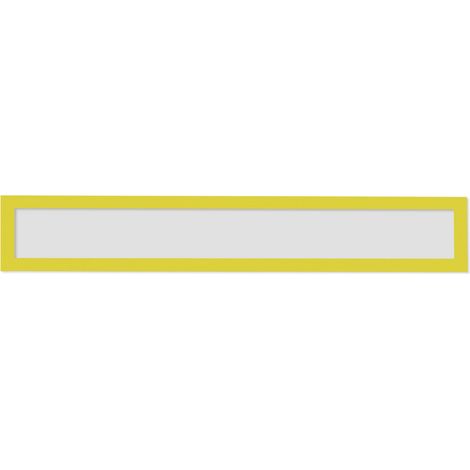 Magnetoplan magnetofix-Magnetrahmen Topsign, 5 Stück, gelb, A5 quer/A4 hoch 232 x 52 mm 5 Stk