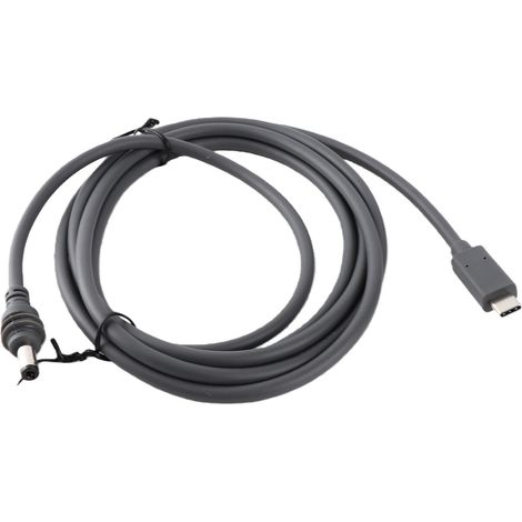 Câble d'alimentation CC rectangulaire pour satellite, remplacement USB C vers CC, 100 W, 2 m (6,5 pieds), pour bloc d'alimentation 65 W PD (1/5)