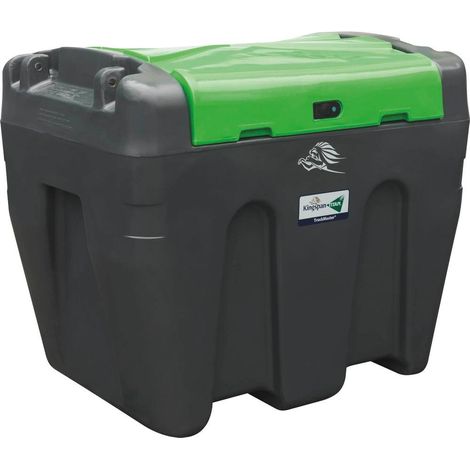 Sodise – Cuve de ravitaillement fuel 900L en polyéthylène – Pompe 12V 50L/min avec pistolet automatique – Transport sécurisé gasoil - PE 900 L (1/2)