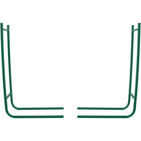 Range-Bûche 95 cm - 4,5 kg - Acier Époxy - Résistant et Durable - Idéal Cheminée - Fiable - D-Work (1/2)