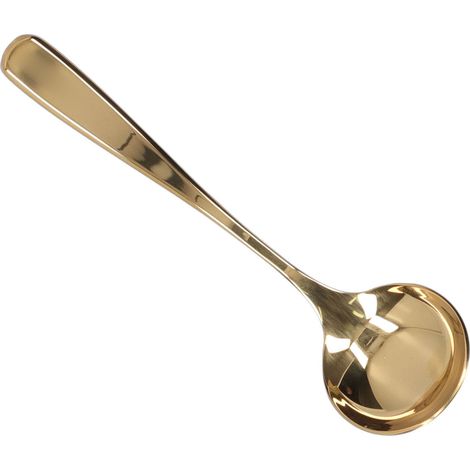 Edelstahl-Schneelöffel, Latte-Löffel, Dessertlöffel, Kuchenlöffel, Eiscremelöffel, Milchbesen, Barista-Zubehör, 4-teilig. (1/5)