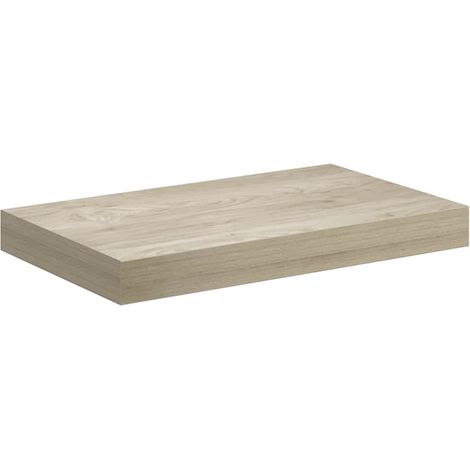 Maison Exclusive - Schwebendes Wandregal Eichefarben 40x23,5x3,8 (1/5)